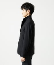 MKDJA70230 MK MICHEL KLEIN HOMME(MKミッシェルクランオム) ハケメシャンブレー コンバーチブルジャケット ブラック