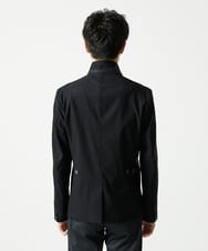 MKDJA70230 MK MICHEL KLEIN HOMME(MKミッシェルクランオム) ハケメシャンブレー コンバーチブルジャケット ブラック