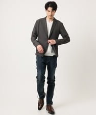 MKDJC03090 MK MICHEL KLEIN HOMME(MKミッシェルクランオム) クラフトヨウリュウジャケット ダークグレー