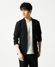 MKDJC03090 MK MICHEL KLEIN HOMME(MKミッシェルクランオム) クラフトヨウリュウジャケット ブラック
