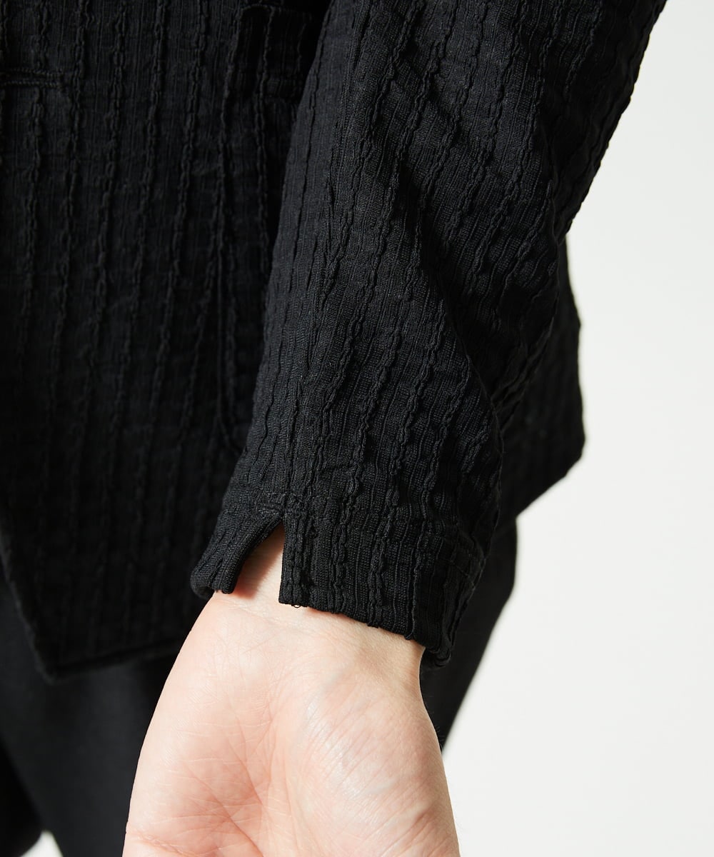 MKDJC03090 MK MICHEL KLEIN HOMME(MKミッシェルクランオム) クラフトヨウリュウジャケット ブラック