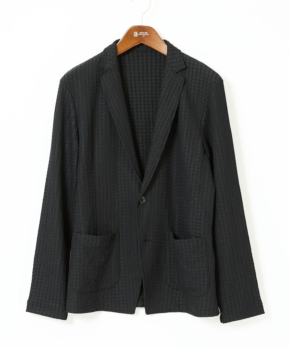 MKDJC03090 MK MICHEL KLEIN HOMME(MKミッシェルクランオム) クラフトヨウリュウジャケット ブラック