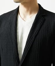 MKDJC03090 MK MICHEL KLEIN HOMME(MKミッシェルクランオム) クラフトヨウリュウジャケット ブラック
