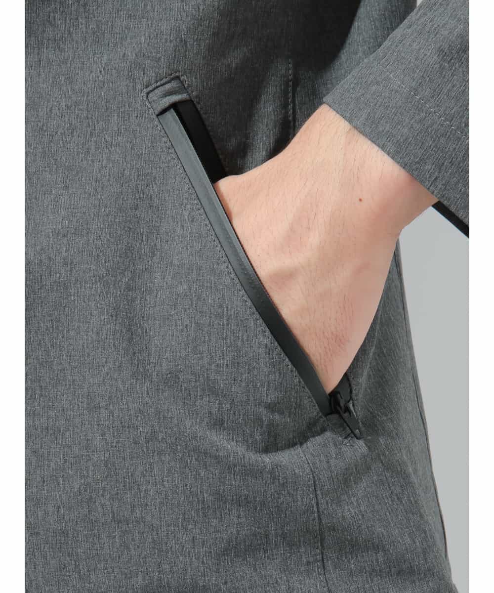 MKDJC20190 MK MICHEL KLEIN HOMME(MKミッシェルクランオム) 【GEAR TEC】ハイマテリアルジャケット ダークグレー