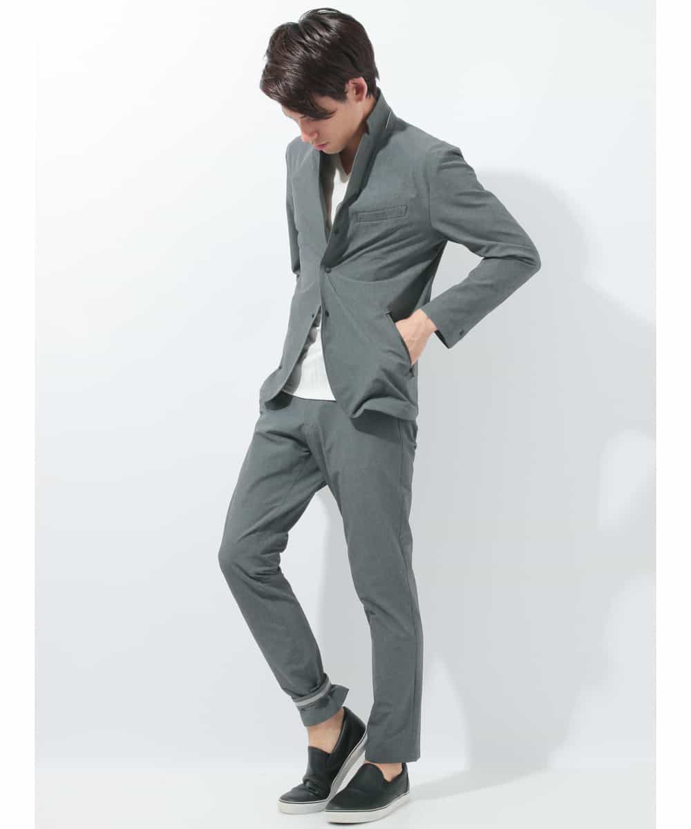 MKDJC20190 MK MICHEL KLEIN HOMME(MKミッシェルクランオム) 【GEAR TEC】ハイマテリアルジャケット ダークグレー