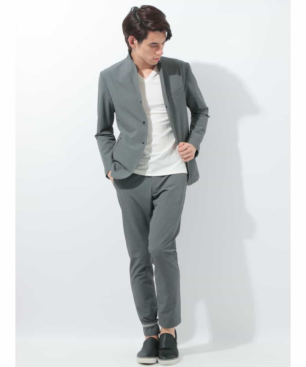 MKDJC20190 MK MICHEL KLEIN HOMME(MKミッシェルクランオム) 【GEAR TEC】ハイマテリアルジャケット ダークグレー
