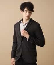 MKDJJ51150 MK MICHEL KLEIN HOMME(MKミッシェルクランオム) セットアップ対応 ジャケット／TEC EASY LIGHT ラッセル ブラウン