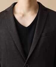 MKDJJ51150 MK MICHEL KLEIN HOMME(MKミッシェルクランオム) セットアップ対応 ジャケット／TEC EASY LIGHT ラッセル ブラウン