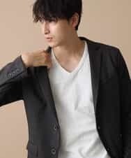MKDJJ52150 MK MICHEL KLEIN HOMME(MKミッシェルクランオム) セットアップ対応 ジャケット／TEC EASY LIGHT チェック ブラウン