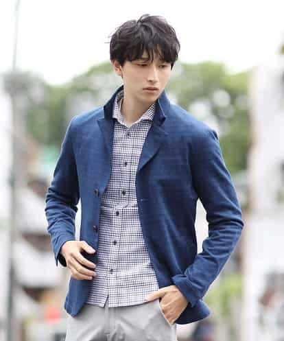 MKDJJ72180 MK MICHEL KLEIN HOMME ジャケット／フロートインレーシルケット