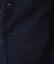 MKDJJ72180 MK MICHEL KLEIN HOMME(MKミッシェルクランオム) ジャケット／フロートインレーシルケット ブルーネイビー