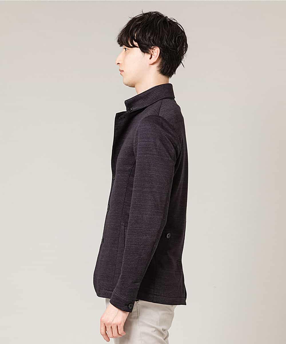 MKDJJ72180 MK MICHEL KLEIN HOMME(MKミッシェルクランオム) ジャケット／フロートインレーシルケット ネイビー
