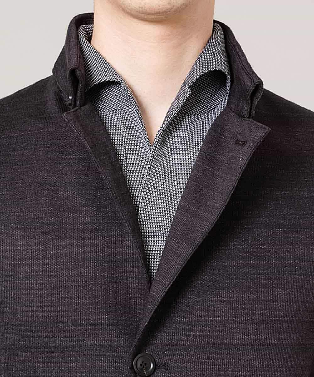 MKDJJ72180 MK MICHEL KLEIN HOMME(MKミッシェルクランオム) ジャケット／フロートインレーシルケット ネイビー