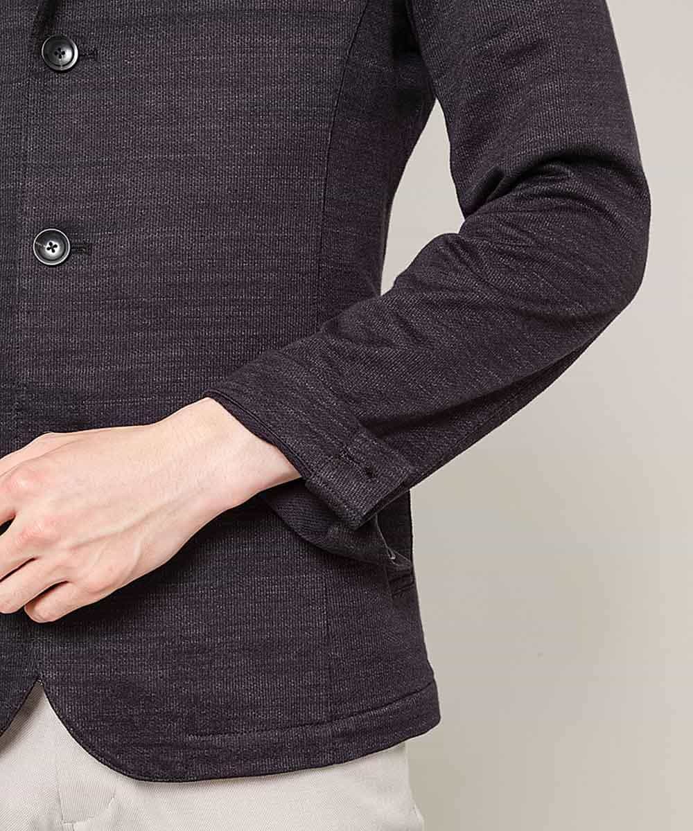 MKDJJ72180 MK MICHEL KLEIN HOMME(MKミッシェルクランオム) ジャケット／フロートインレーシルケット ネイビー