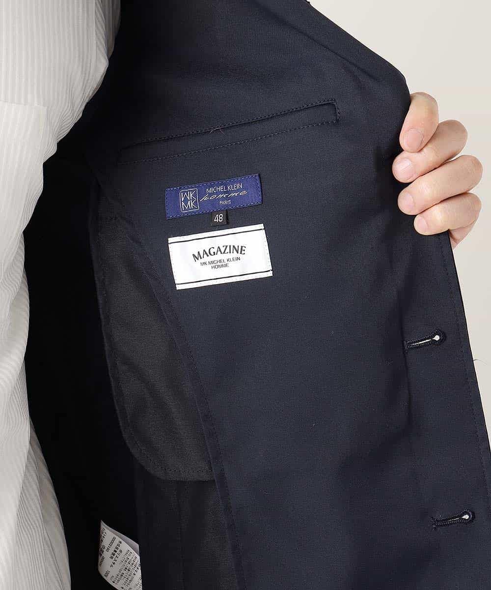 MKDKA90230 MK MICHEL KLEIN HOMME(MKミッシェルクランオム) ジャケット／ハッスイスパン ネイビー
