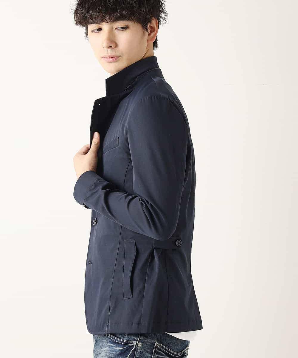 MKDKA90230 MK MICHEL KLEIN HOMME(MKミッシェルクランオム) ジャケット／ハッスイスパン ネイビー