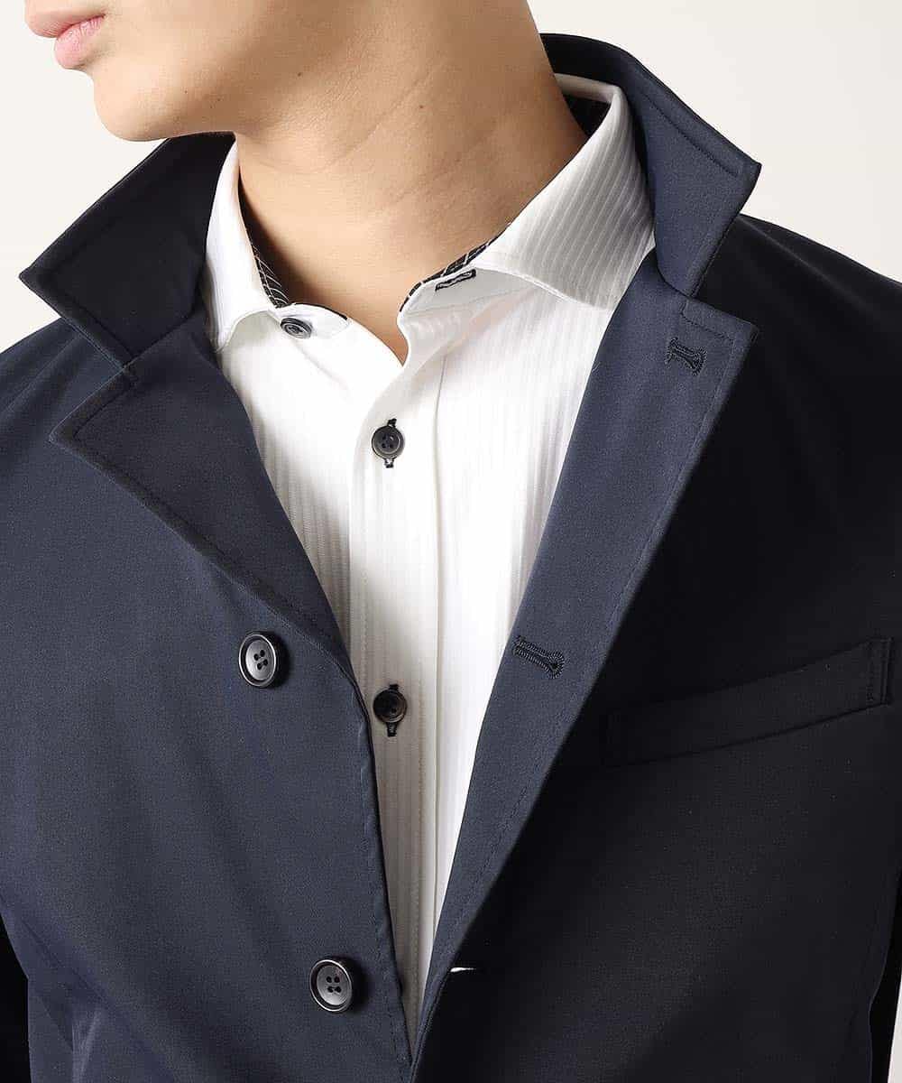 MKDKA90230 MK MICHEL KLEIN HOMME(MKミッシェルクランオム) ジャケット／ハッスイスパン ネイビー