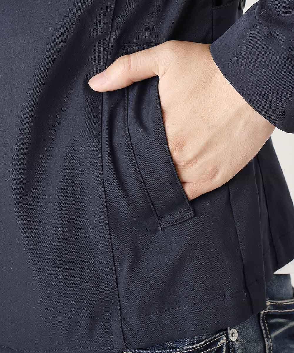 MKDKA90230 MK MICHEL KLEIN HOMME(MKミッシェルクランオム) ジャケット／ハッスイスパン ネイビー