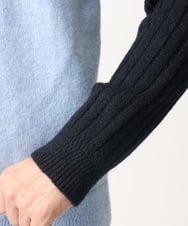 MKFAC37089 MK MICHEL KLEIN HOMME(MKミッシェルクランオム) MKHフェアアイルジャガードニット ネイビー