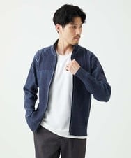 MKFAD51140 MK MICHEL KLEIN HOMME(MKミッシェルクランオム) ドライバーズニット スタンドカーディガン ブルー