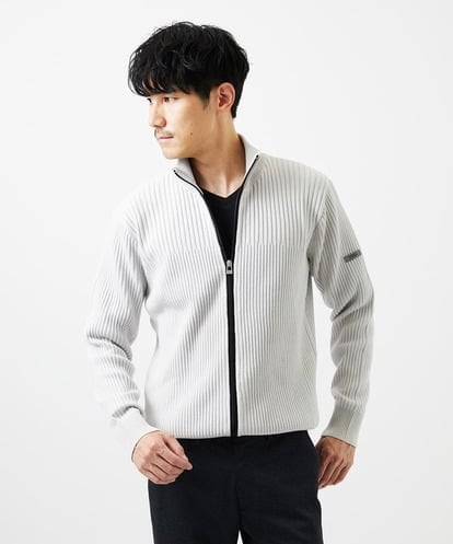 MKFAD51140 MK MICHEL KLEIN HOMME 【洗濯機で洗える/毛玉になりにくい】ドライバーズニットカーディガン
