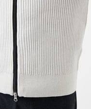 MKFAD51140 MK MICHEL KLEIN HOMME(MKミッシェルクランオム) 【洗濯機で洗える/毛玉になりにくい】ドライバーズニットカーディガン ライトグレー