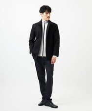MKFAD51140 MK MICHEL KLEIN HOMME(MKミッシェルクランオム) 【洗濯機で洗える/毛玉になりにくい】ドライバーズニットカーディガン ライトグレー