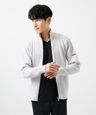 MKFAD51140 MK MICHEL KLEIN HOMME(MKミッシェルクランオム) 【洗濯機で洗える/毛玉になりにくい】ドライバーズニットカーディガン ライトグレー