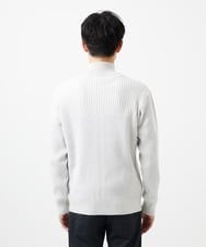 MKFAD51140 MK MICHEL KLEIN HOMME(MKミッシェルクランオム) 【洗濯機で洗える/毛玉になりにくい】ドライバーズニットカーディガン ライトグレー