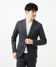 MKFAD61099 MK MICHEL KLEIN HOMME(MKミッシェルクランオム) モックネックニット / ランダムタックストライプ アイボリー