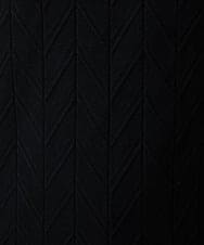 MKFAD62110 MK MICHEL KLEIN HOMME(MKミッシェルクランオム) スマートハーフジップニット / ミックスヘリンボン ブラック
