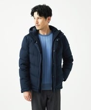 MKFAD63099 MK MICHEL KLEIN HOMME(MKミッシェルクランオム) クルーネックニット / ランダムタックストライプ ライトブルー