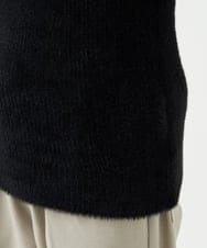 MKFAF25095 MK MICHEL KLEIN HOMME(MKミッシェルクランオム) プルオーバーニット / フェザーヤーン ブラック