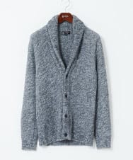 MKFAF26130 MK MICHEL KLEIN HOMME(MKミッシェルクランオム) ショールカラーニット / フェザーヤーン グレー