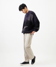 MKFAF81110 MK MICHEL KLEIN HOMME(MKミッシェルクランオム) マーブルシャギーニット ブルー