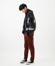 MKFAF82120 MK MICHEL KLEIN HOMME(MKミッシェルクランオム) マーブルシャギーカーディガン ブラック