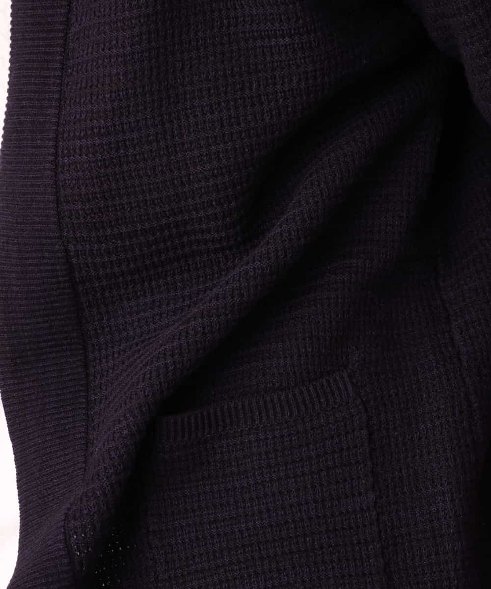 MKFAL01095 MK MICHEL KLEIN HOMME(MKミッシェルクランオム) ロングカーディガン／トッパーカーディガン ネイビー