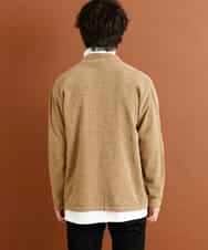 MKFAR10080 MK MICHEL KLEIN HOMME(MKミッシェルクランオム) モールカーディガン ブラウン