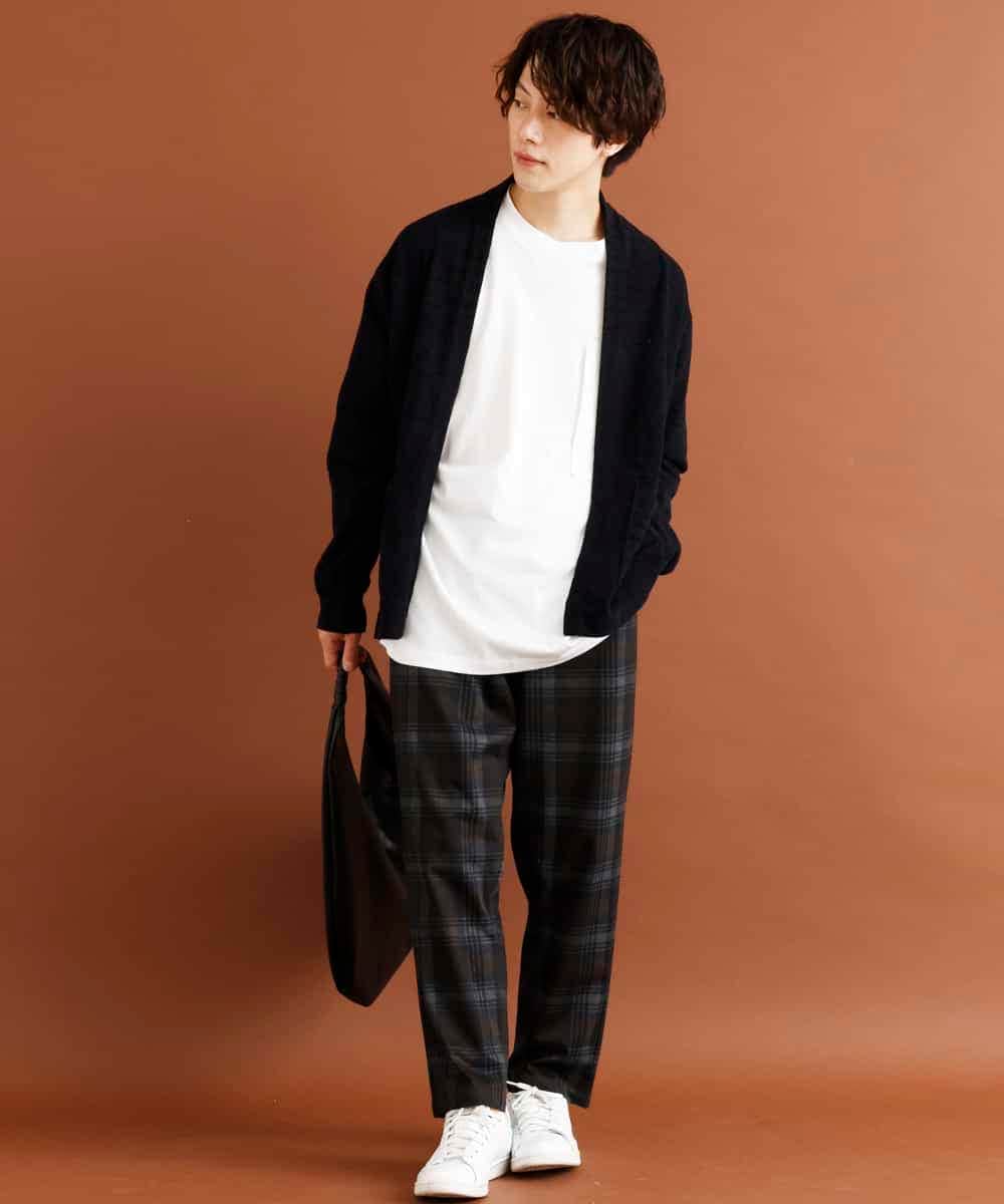 MKFAR10080 MK MICHEL KLEIN HOMME(MKミッシェルクランオム) モールカーディガン ブラック