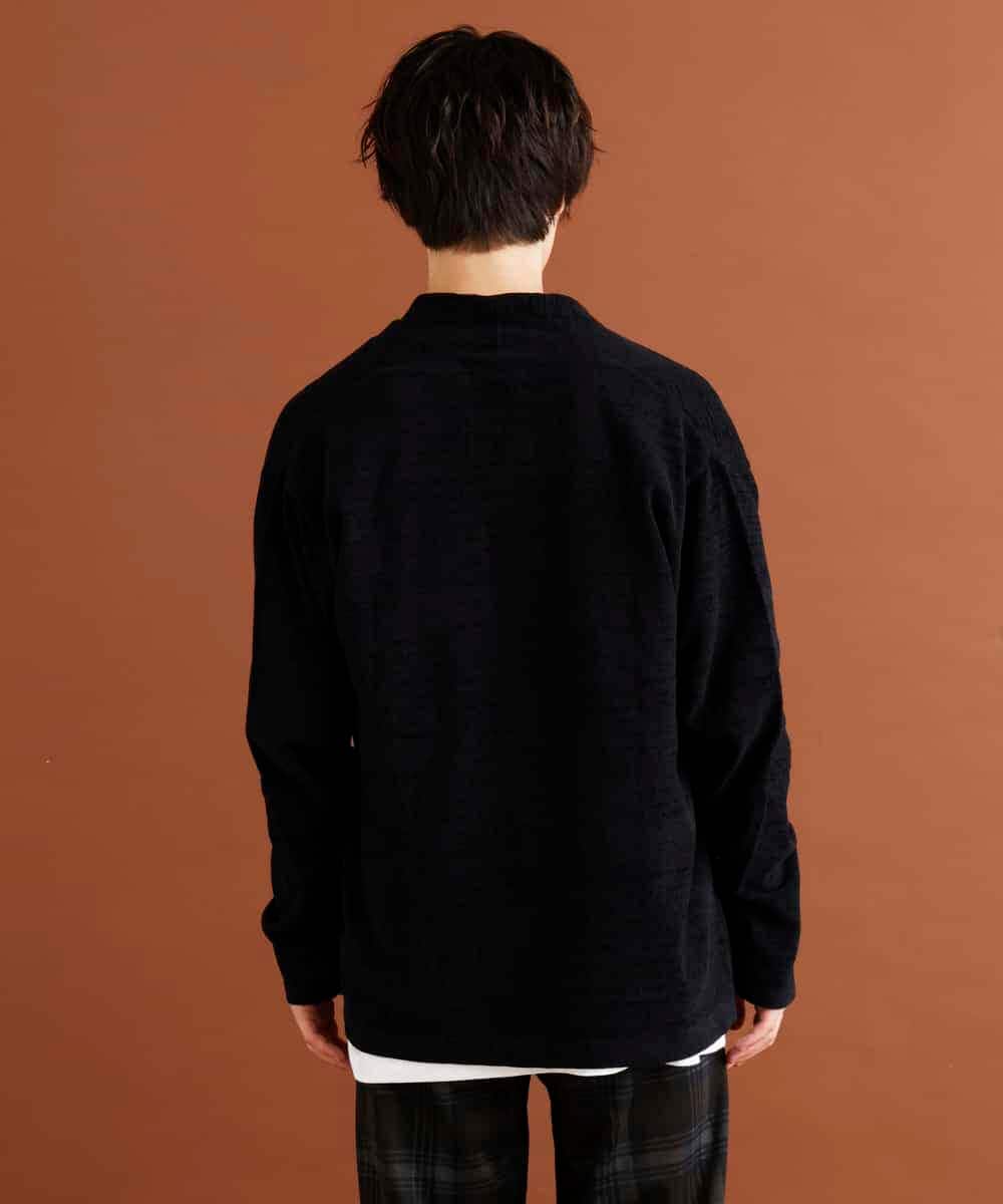 MKFAR10080 MK MICHEL KLEIN HOMME(MKミッシェルクランオム) モールカーディガン ブラック