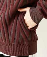 MKFAR26090 MK MICHEL KLEIN HOMME(MKミッシェルクランオム) カーディガン ボルドー