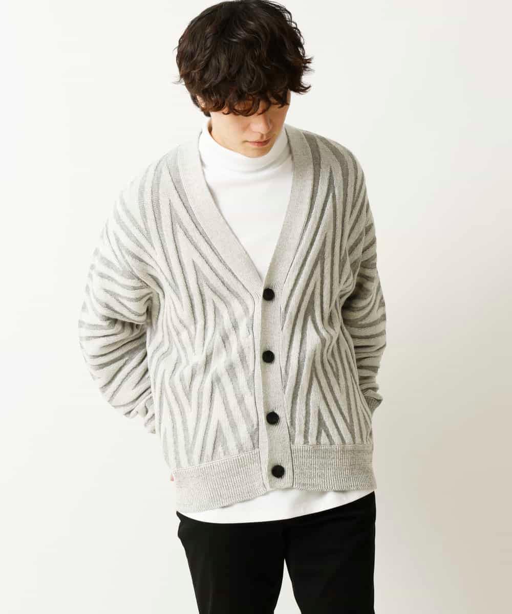 MKFAR26090 MK MICHEL KLEIN HOMME(MKミッシェルクランオム) カーディガン ホワイト