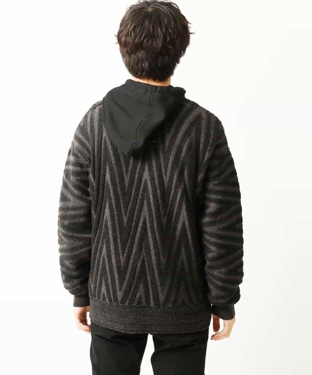 MKFAR26090 MK MICHEL KLEIN HOMME(MKミッシェルクランオム) カーディガン ブラック