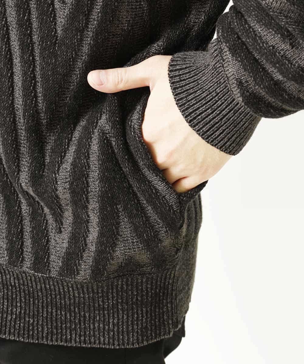 MKFAR26090 MK MICHEL KLEIN HOMME(MKミッシェルクランオム) カーディガン ブラック