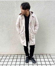 MKFAS50089 MK MICHEL KLEIN HOMME(MKミッシェルクランオム) Vネックニット / デオドラントヘリンボーン ブラック(94)