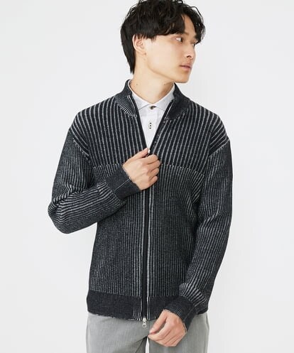 MKFAV51140 MK MICHEL KLEIN HOMME ドライバーズニットカーディガン