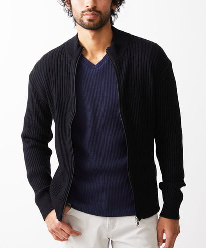 MKFAV51140 MK MICHEL KLEIN HOMME ドライバーズニットカーディガン