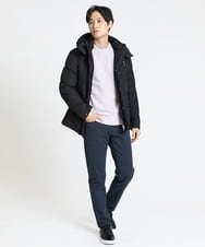 MKFAV52099 MK MICHEL KLEIN HOMME(MKミッシェルクランオム) へリンボンクルーネックニット ピンク(03)