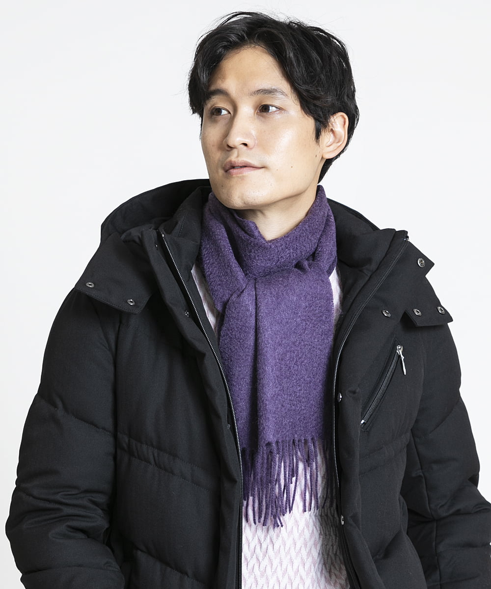 MKFAV52099 MK MICHEL KLEIN HOMME(MKミッシェルクランオム) へリンボンクルーネックニット ピンク(03)