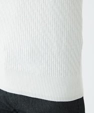 MKFAV60099 MK MICHEL KLEIN HOMME(MKミッシェルクランオム) へリンボンVネックニット ライトグレー(91)